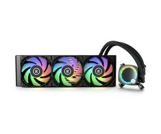 Ek Water Blocks Ek Vanduo Blocks EK Vanduo Blocks EK-Nucleus AIO CR360 Lux D-RGB All-in-One Liquid Cooler – 360mm, juodos spalvos