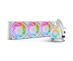 Ek Water Blocks Ek Vanduo Blocks EK Vanduo Blocks EK-Nucleus AIO CR360 Lux D-RGB All-in-One Liquid Cooler – 360 mm, baltos spalvos