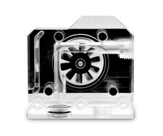 Ek Water Blocks Ek Vanduo Blocks EK Vanduo Blocks EK-Quantum skaliarinis srauto matuoklis, iš apačios į viršų, D-RGB, nikelio spalvos