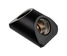 Ek Water Blocks EK Vanduo Blocks EK Vanduo Blocks EK-Quantum sukimo momento adapteris 90 laipsnių G1/4 colio moteriškas į G1/4 colio moterišką – juodas