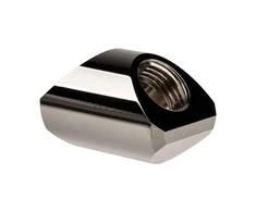Ek Water Blocks Ek Vanduo Blocks EK Vanduo Blocks EK-Quantum Torque Adapteris 90 Degree G1/4 Inch Female to G1/4 Inch Female – Nickel