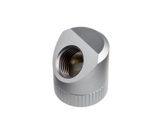 Ek Water Blocks Ek Vanduo Blocks EK Vanduo Blocks EK-Quantum Torque Angle 45 Degrees G1/4 inch Female to G1/4 inch Male – Rotatable, Satin Titanium