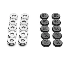 Ek Water Blocks Ek Vanduo Blocks EK Vanduo Blocks EK-Quantum Torque Plug G1/4 inch – 10 pack, sidabrinis