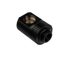 Ek Water Blocks Ek Vanduo Blocks EK Vanduo Blocks EK-Torque Adapteris T-Splitter G1/4 inch male to 2x G1/4 inch female – rotatable, juodas