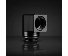Ek Water Blocks Ek Vanduo Blocks EK Vanduo Blocks EK-Torque Micro Adapteris 90 Degree G1/4 Inch Male to G1/4 Inch Female – Rotatable, Juodas