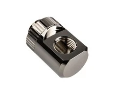 Ek Water Blocks Ek Vanduo Blocks EK Vanduo Blocks EK-Torque Adapteris 90 Degree G1/4 inch Male to G1/4 inch Female – Rotatable, nickel sidabrinis