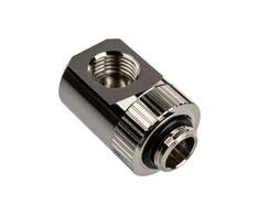 Ek Water Blocks EK vandens blokai EK Vanduo blokai EK-Torque adapteris 90 laipsnių G1/4 colio kištukas į G1/4 colio kištuką, pasukamas, nikelio sidabrinis