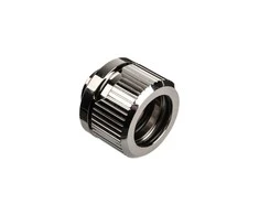 Ek Water Blocks Ek Vanduo Blocks EK Vanduo Blocks EK-Torque HDC 14 jungtis, tiesus G1/4 colio vidinis sriegis, 14 mm išorinio skersmens kietas vamzdis - sidabrinas