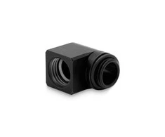 Ek Water Blocks Ek Vanduo Blocks EK Vanduo Blocks EK-Torque Micro Adapteris 90 Degree G1/4 Inch Male to G1/4 Inch Female – Rotatable, Juodas