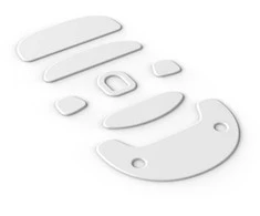 Endgame Gear OP1 Pelė Skates pelių padukai, 99,5% PTFE – baltos spalvos, Single Set