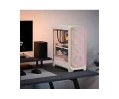 „Fractal Design Meshify 3“ | „Ambience Pro RGB Baltas TG Clear Tint“ | ATX