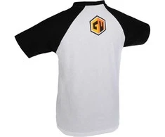Global Masters T-Shirt GM Text - baltas (XXL)