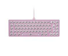 Glorious GMMK 2 Compact klaviatūra – Barebone, ISO išdėstymas, rožinės spalvos