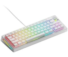 Glorious GMMK 3 65 % Custom žaidimų klaviatūra – Pre-Built, ANSI US išdėstymas, Fox Switches, baltos spalvos
