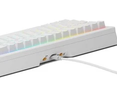Glorious GMMK 3 65 % Custom žaidimų klaviatūra – Pre-Built, ANSI US išdėstymas, Fox Switches, baltos spalvos