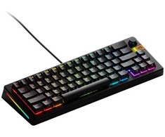„Glorious GMMK 3 HE 65% Custom“ žaidimų klaviatūra – iš anksto surinkta, ANSI (JAV), „Fox HE“ jungikliai, juoda