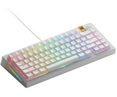 Glorious GMMK 3 HE 75 % Custom žaidimų klaviatūra – Pre-Built, ANSI US išdėstymas, Fox HE Switches, baltos spalvos