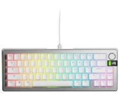 Glorious GMMK 3 Pro 65 % Custom žaidimų klaviatūra – Pre-Built, ANSI US išdėstymas, Fox Switches, sidabro spalvos