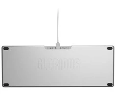 Glorious GMMK 3 Pro 65% Custom žaidimų klaviatūra – Barebone, ANSI išdėstymas, sidabro spalvos