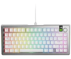 Glorious GMMK 3 Pro 75 % Custom žaidimų klaviatūra – Pre-Built, ANSI US išdėstymas, Fox Switches, sidabro spalvos