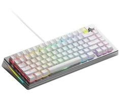 Glorious GMMK 3 Pro HE 75 % Custom žaidimų klaviatūra – Pre-Built, ANSI US išdėstymas, Fox HE Switches, sidabro spalvos