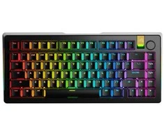 Glorious GMMK 3 Pro HE belaidė 75 % žaidimų klaviatūra – Pre-Built, ANSI US išdėstymas, Fox HE Switches, juodos spalvos