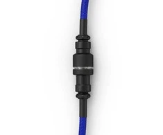 Klaviatūra Glorious GMMK Coiled Cable susuktas klaviatūros laidas Cobalt Mėlyna, USB-C į USB-A – mėlynos ir juodos spalvos