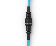 Klaviatūra Glorious GMMK Coiled Cable susuktas klaviatūros laidas Electric Mėlyna, USB-C į USB-A – mėlynos ir juodos spalvos