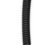 Klaviatūra Glorious GMMK Coiled Cable susuktas klaviatūros laidas Phantom Juodas, USB-C į USB-A – juodos spalvos