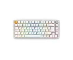 Glorious GMMK Pro Gaming-klaviatūra, 75% - baltas, ISO, Pre-Built