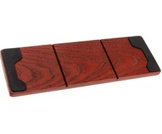 Klaviatūra Glorious klaviatūros riešo atrama, Compact, Wood – raudonos ir rudos spalvos