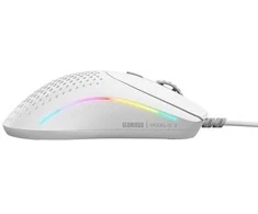 Glorious Model O 2 Mini žaidimų pelė, RGB – baltos spalvos