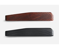 Glorious Wooden Golden Oak klaviatūros riešų atrama 19mm - Full size 43x10cm