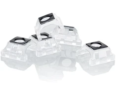 Klaviatūra GMK QMX spaustukas, triukšmo slopinimas, 110 vnt, tvirtinamas prie PCB