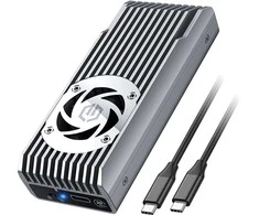 Kieszeń Graugear GRAUGEAR externes Gehäuse M.2 NVMe mit Lüfter 20Gbit