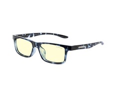GUNNAR Optiks Cruz Kids Dideli kompiuterio akiniai vaikams nuo 8-12 metų - Gintaro spalvos objektyvas, tamsiai mėlynas
