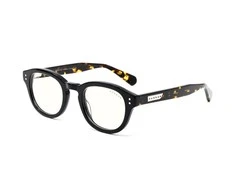 Triton GUNNAR Optiks Emery kompiuterio akiniai - skaidrus lęšis, juodas/vėžlio kiauras