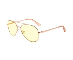 GUNNAR Optiks Maverick kompiuterio akiniai - Gintaro spalvos objektyvas, rožinis auksas