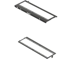 HAVN HS 420 Fan Brackets for 360 mm Radiators – juodos spalvos