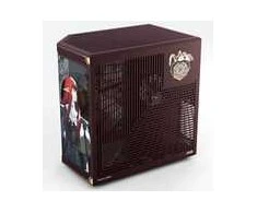 HYTE Y70 Metaphor: ReFantazio PC Case, Mid-Tower, E-ATX, Tempered Glass – Bordo Raudona