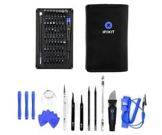 iFixit Pro Tech Toolkit + iFixit FixMat magnetische Projektmatte, ESD-geschützt - blau