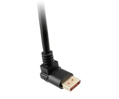 InLine 8K (UHD-2) DisplayPort cable, upward angled, juodas – 3m