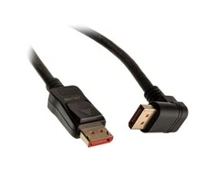 „InLine 8K“ (UHD-2) „DisplayPort“ kabelis, nukreiptas žemyn, juodas - 1 m
