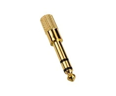 InLine Audio Adapteris, 6.3mm jack plug to 3.5mm socket (stereo) - auksinis