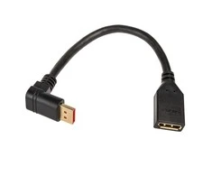 InLine DisplayPort adapterio laidas, 8K4K, kampu žemyn - 0,15 m