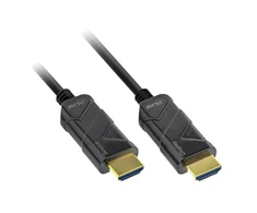 Kabelis InLine ® HDMI OVP kabelis, Ultra didelio greičio HDMI kabelis, 8K4K, juodas, 40m