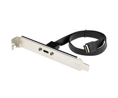 InLine lizdo laikiklis USB Type-C į USB 3.1 priekinį skydelį Key-A vidinis, 0,3 m
