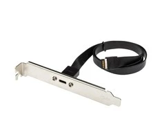 InLine lizdo laikiklis USB Type-C į USB 3.1 priekinį skydelį Key-A vidinis, 0,5 m