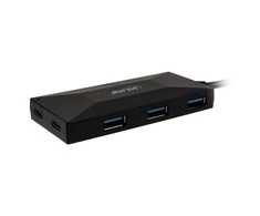 InLine USB 3.2 Gen 1 HUB USB Type-C iki 3 prievadų Type-A ir 2 Type-C su 3A maitinimo šaltiniu, juodas