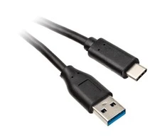 InLine USB 3.2 Gen.2 kabelis, nuo C iki A tipo patinas/vyras, juodas – 0,5 m